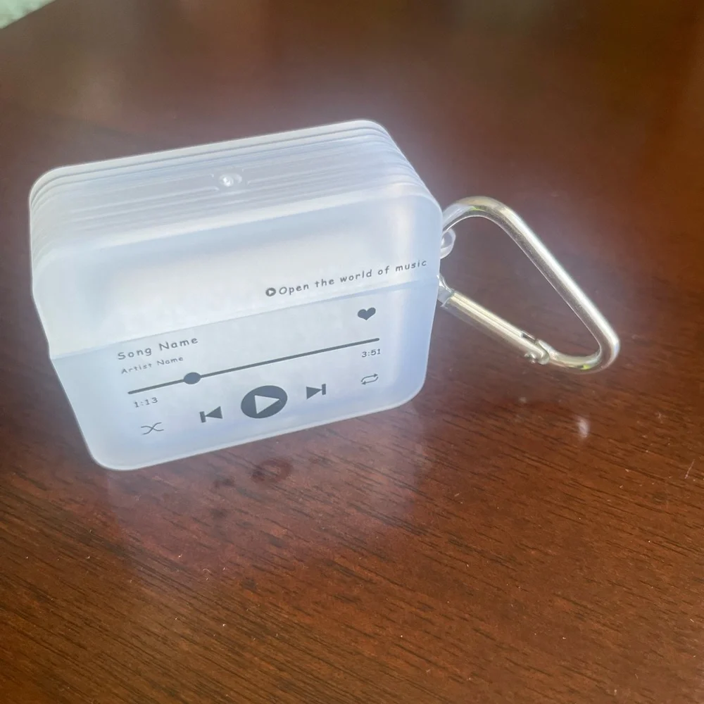 Apple AirPods Pro Case Cover & Holder - Playlist Song View - BRAND NEW